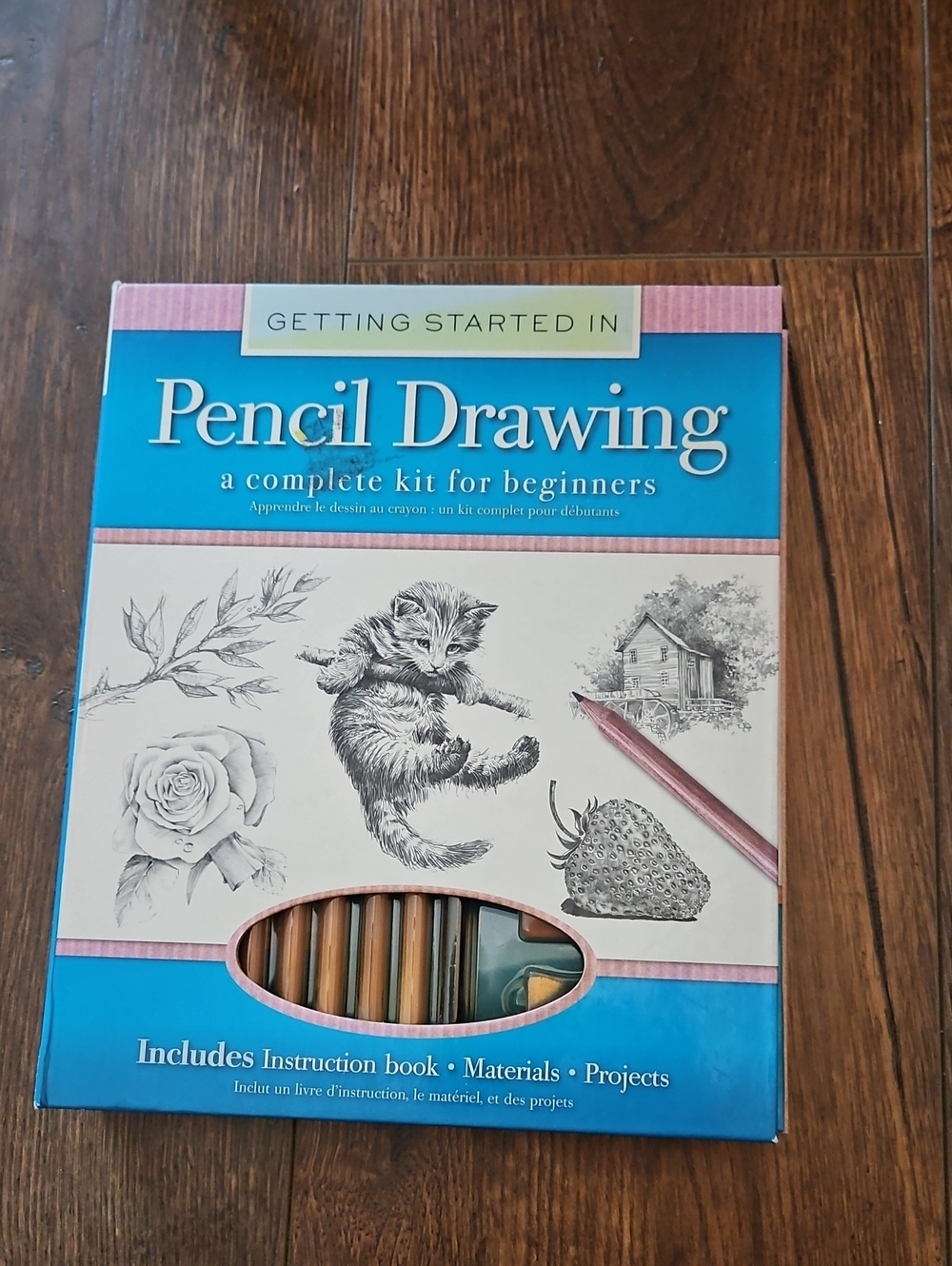 Pencil Drawing Kit for Beginners - Blue
